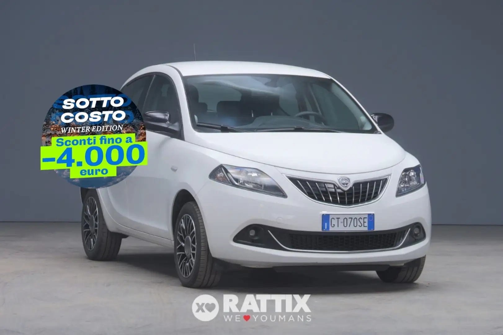 Lancia Ypsilon 1.0 Firefly Hybrid 70CV Platino Blanc - 1
