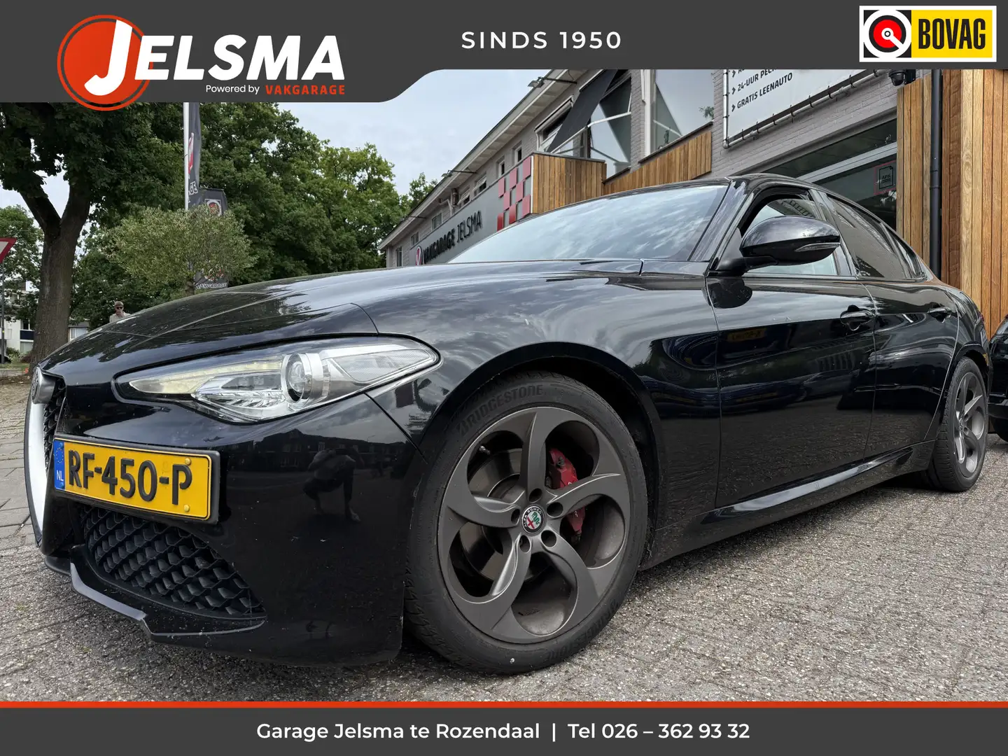 Alfa Romeo Giulia 2.0T Super 200pk Aut., Orig NL auto | Veloce Zwart - 1
