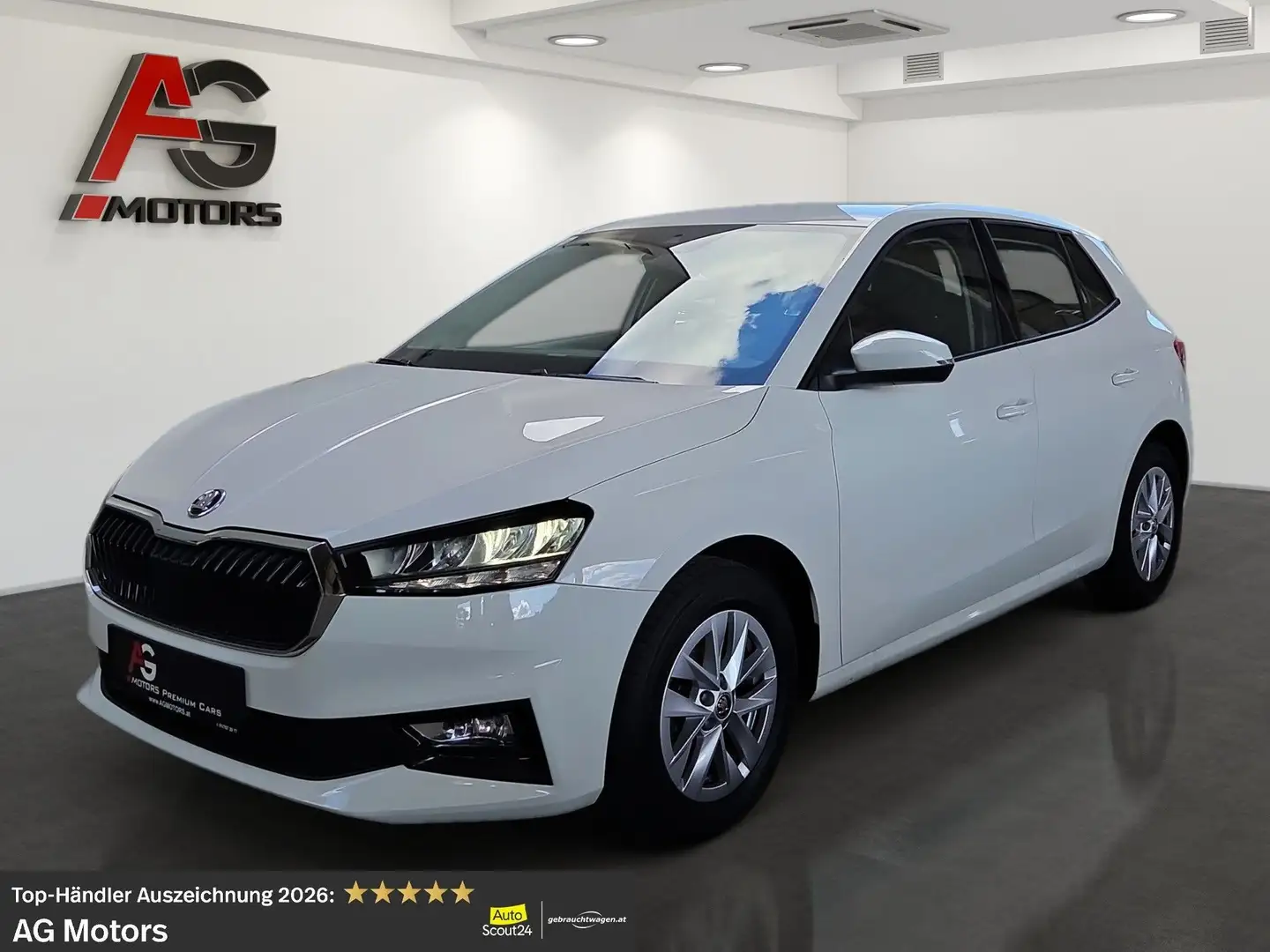 Skoda Fabia Ambition 1,0 Weiß - 1