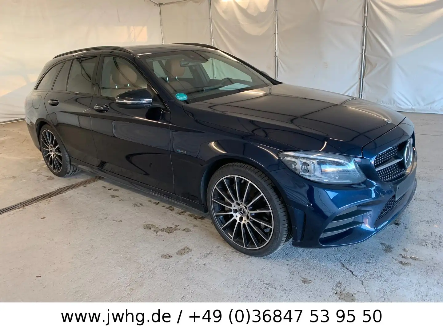 Mercedes-Benz C 300 T de AMG Line+AirMatic+FahrAss+HeadUp+19" Blau - 2