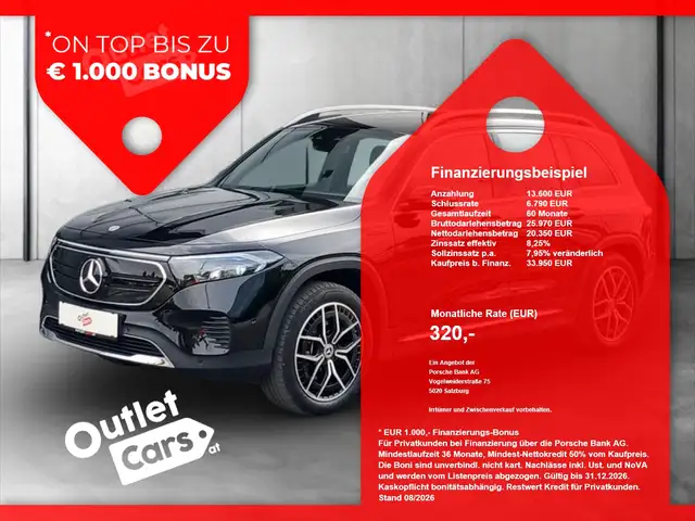 Mercedes-Benz EQB 250 Progressive 140 kW LED+LEDER+NAVI+RFK