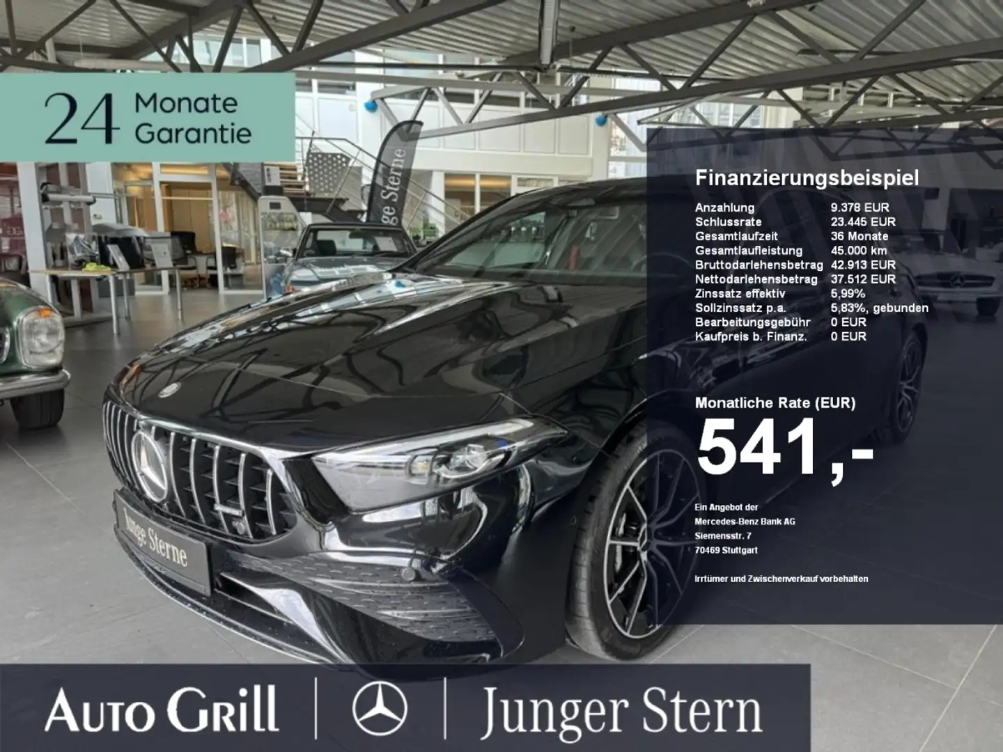Mercedes-Benz A 35 AMG AMG A 35 4M Burmest Distronic AHK 360 Multibeam Schwarz - 1