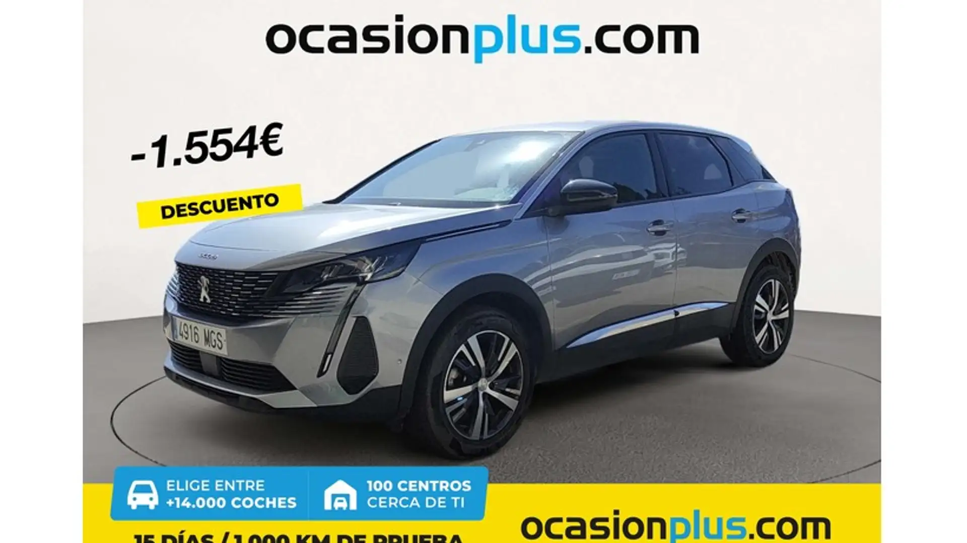Peugeot 3008 1.2 PureTech S&S Allure 130 Gris - 1