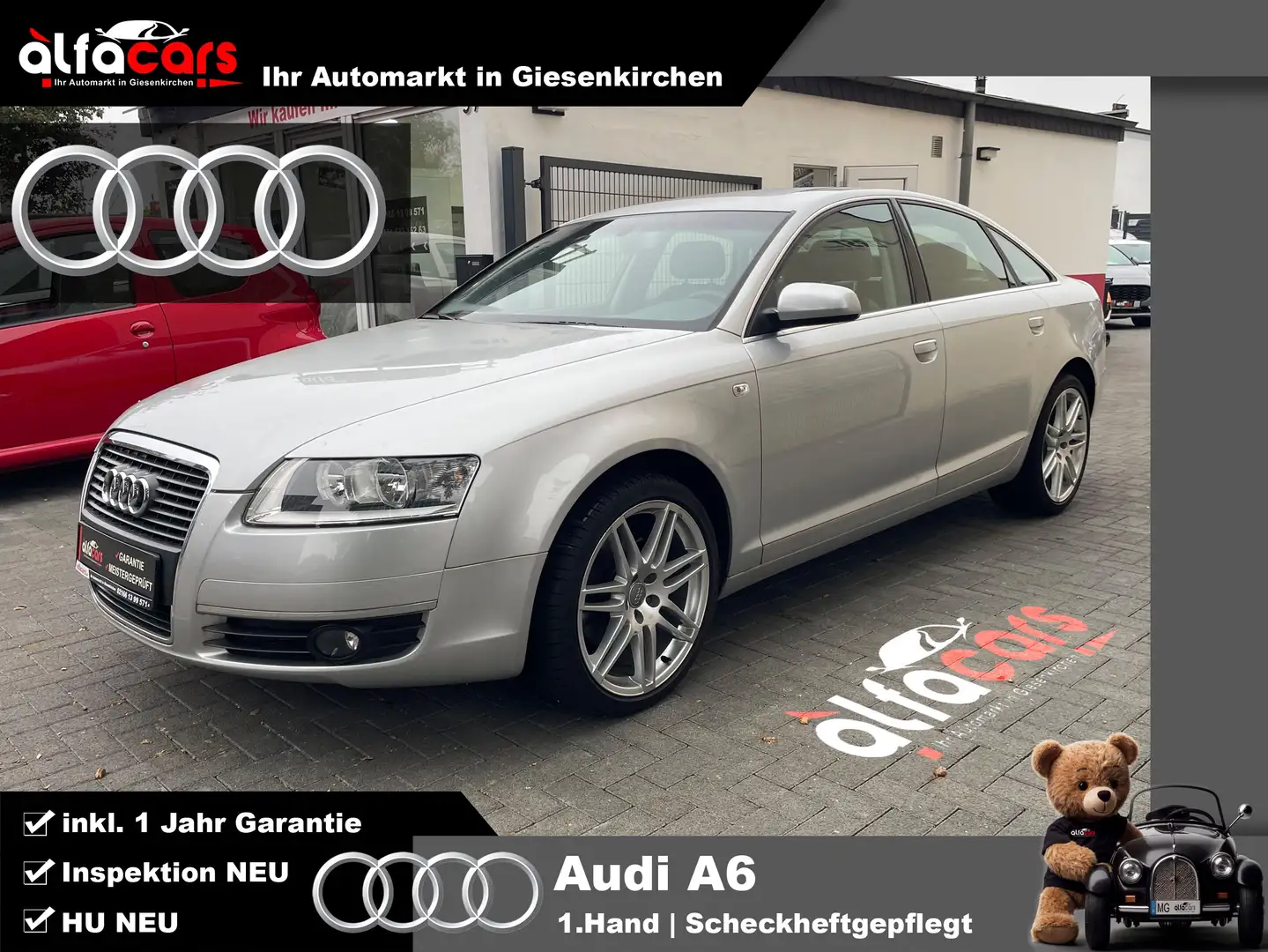 Audi A6 2.7 TDI | 1.Hand | Klima | HU NEU Silber - 1