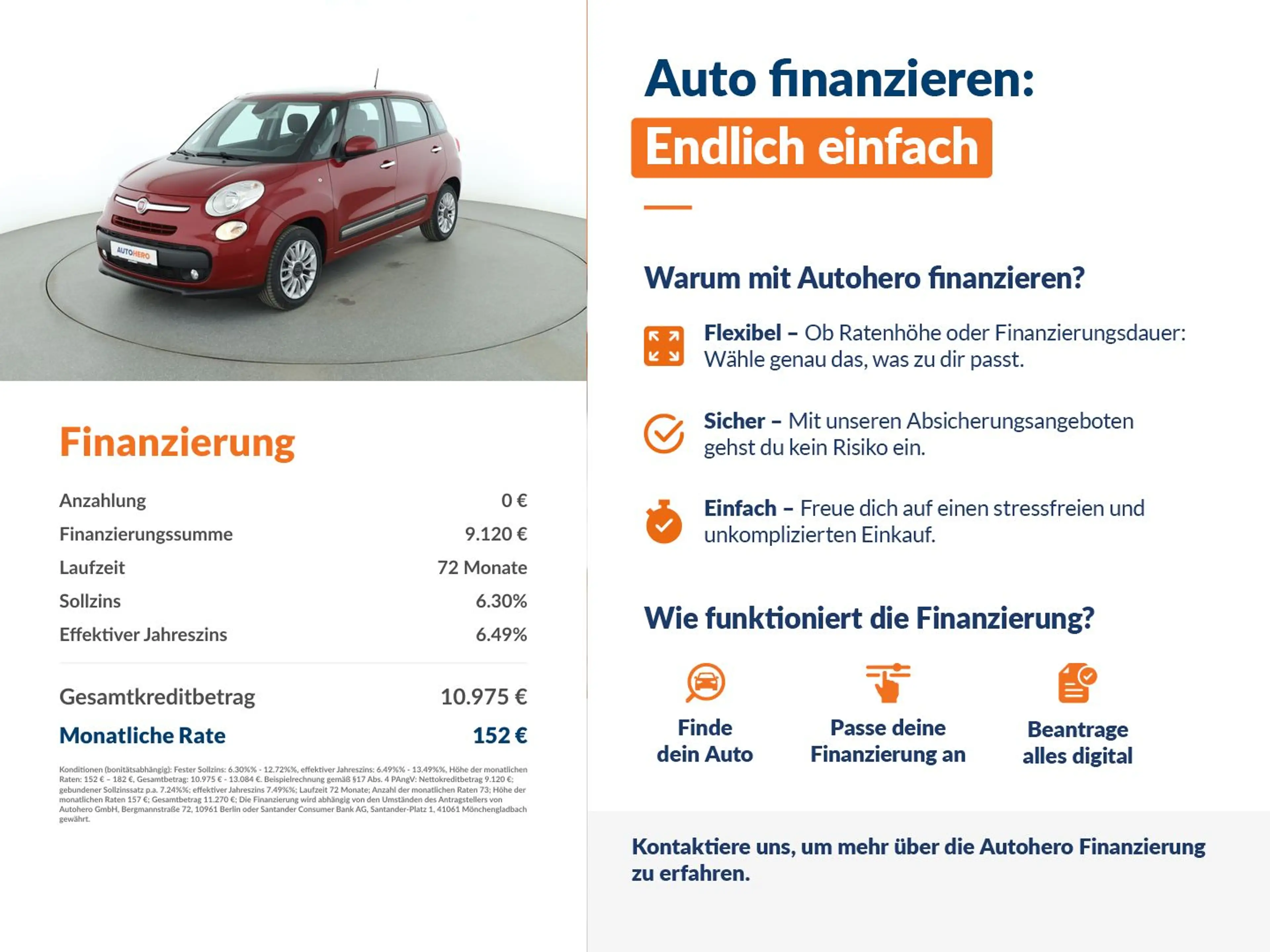 Fiat 500L 1.4 Turbo Lounge *NAV*PDC*SHZ*ALU*PANO* — photo 2