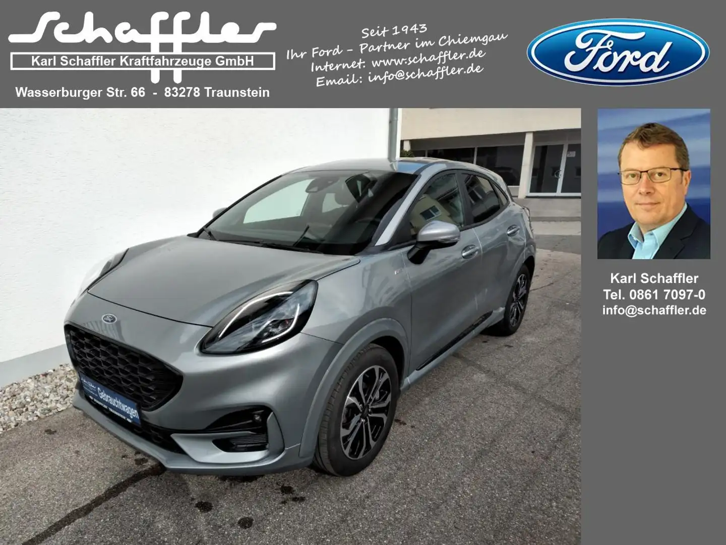 Ford Puma ST-Line Silber - 1