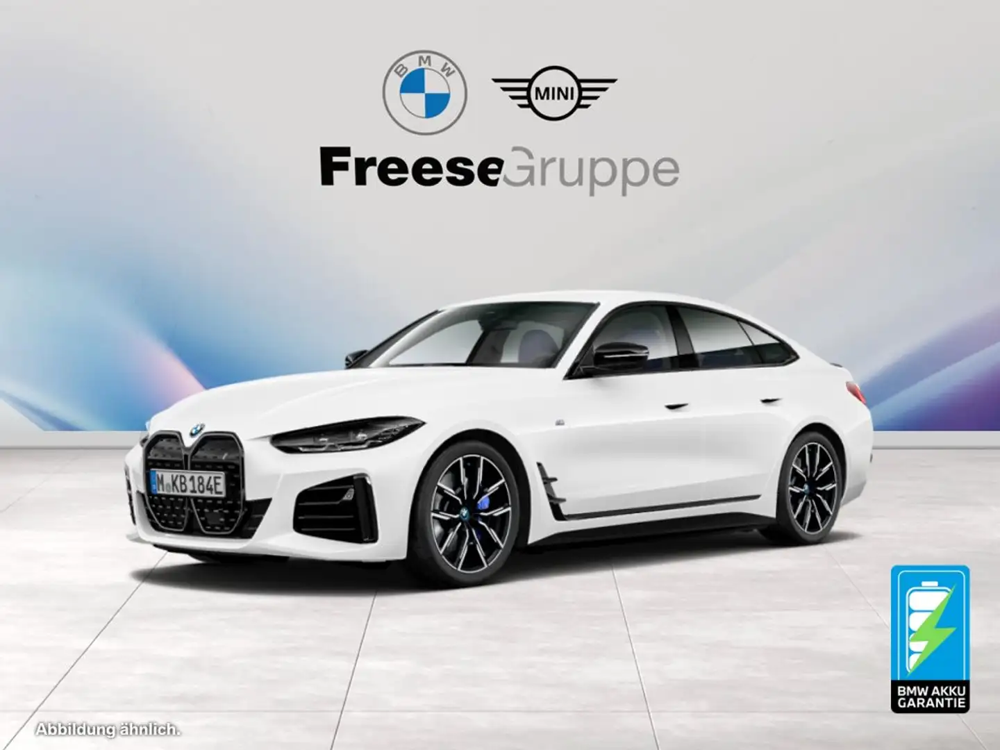 BMW i4 eDrive35 Gran Coupé M Sportpaket HK HiFi DAB Weiß - 1