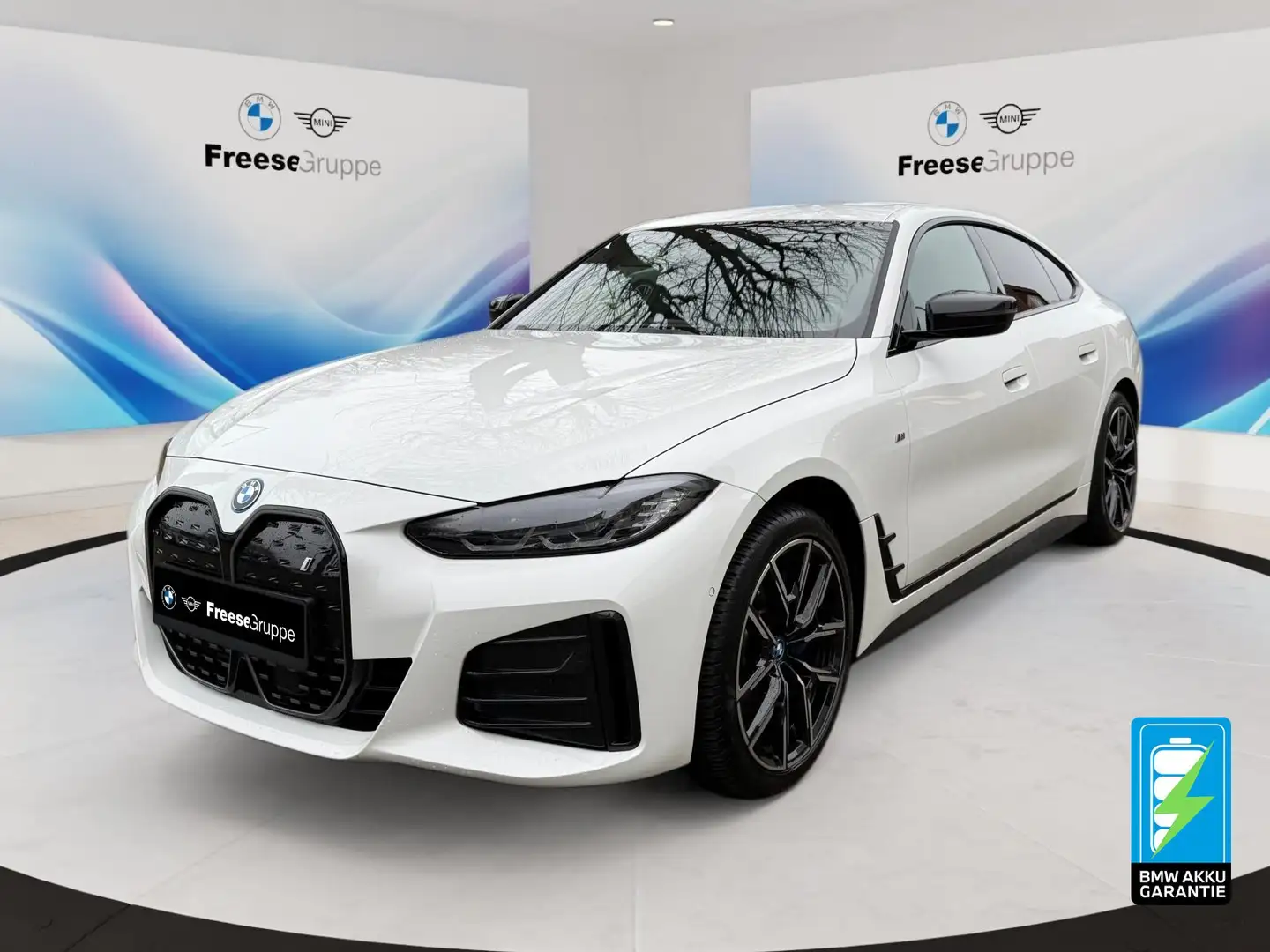 BMW i4 eDrive35 Gran Coupé M Sportpaket HK HiFi DAB Weiß - 1