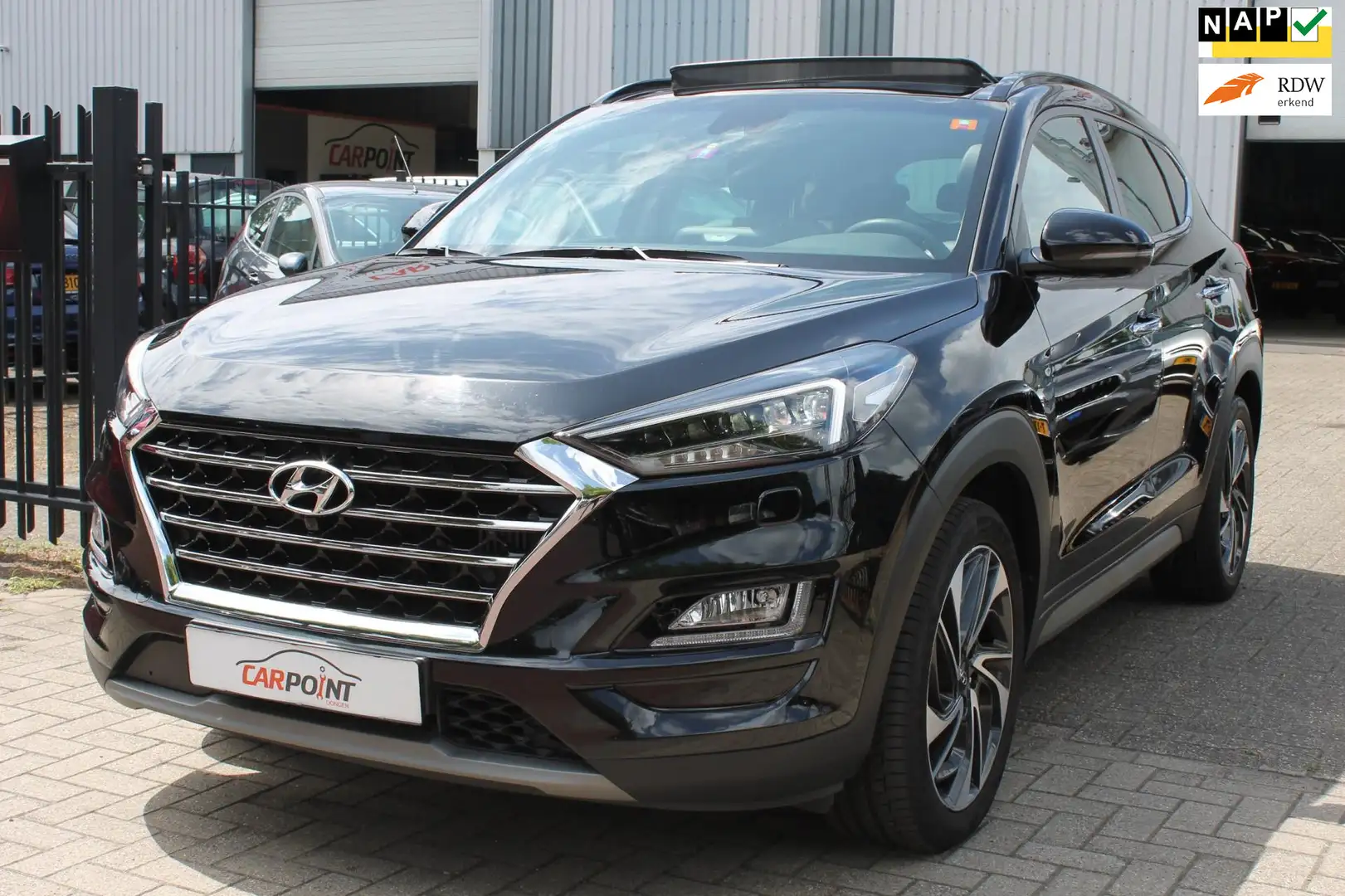 Hyundai TUCSON 1.6 T-GDI Premium 177PK Pano Leer 360 ACC VOL!! Noir - 1