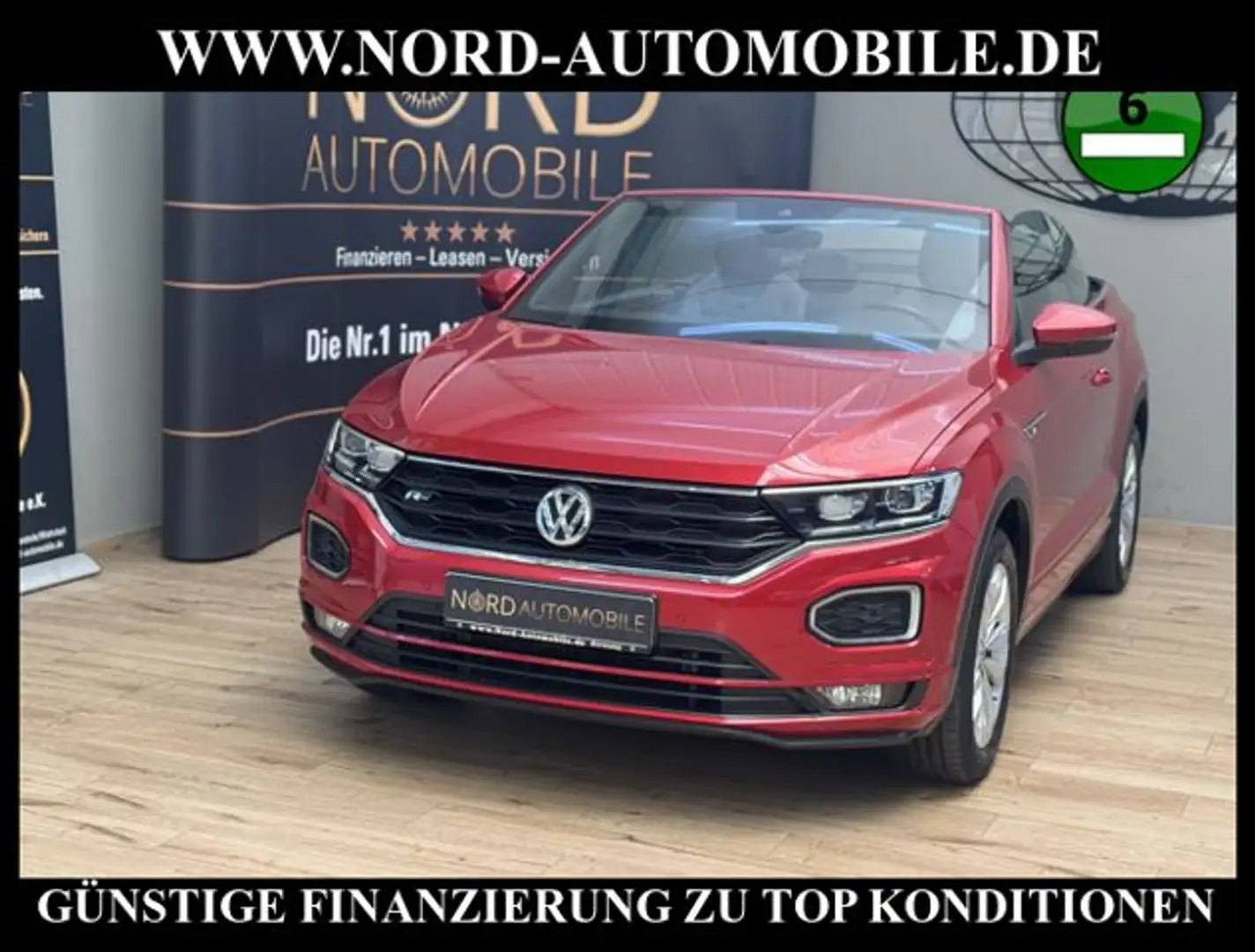 Volkswagen T-Roc Cabriolet R-Line 1.5 TSI DSG Dig.Cockpit R-Line Rot - 1