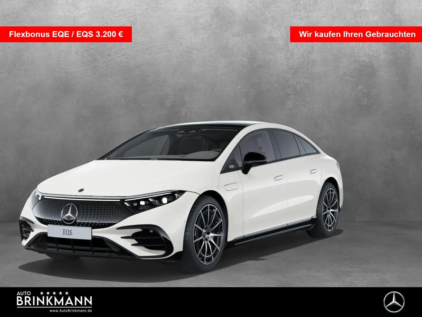 Mercedes-Benz EQS EQS 580 4M AMG Line/Pano/Distronic/EasyP/Burmes. Weiß - 1