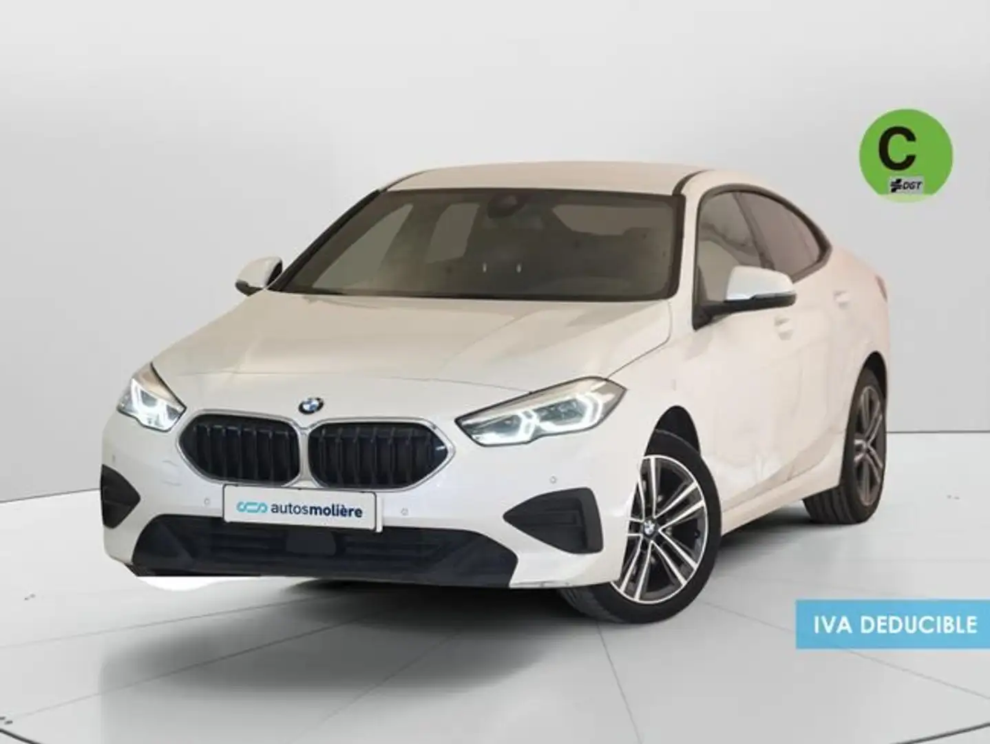 BMW 218 218d Gran Coupé Blanc - 1