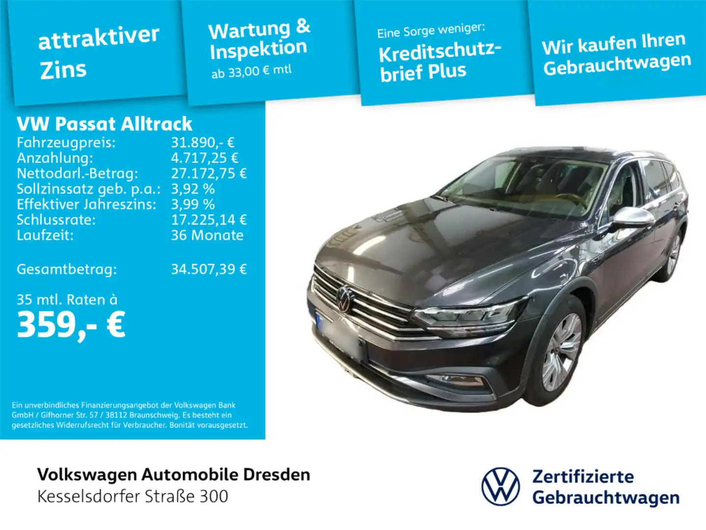 Volkswagen Passat Alltrack Passat Variant Alltrack Grau - 1