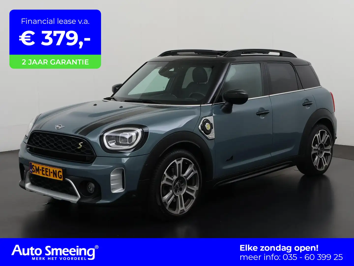 MINI Cooper S Countryman Mini E ALL4 Chili Plus | Panoramadak | Leder | Har Zelená - 1