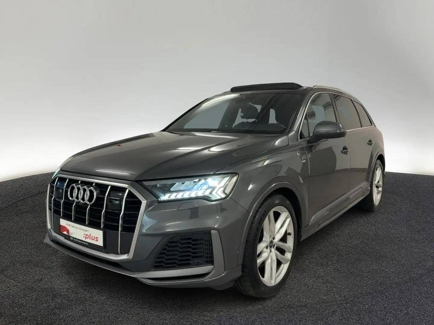 Audi Q7 S line 55 TFSI qu. tiptr. AHK PDC RFK NAVI Grau - 2