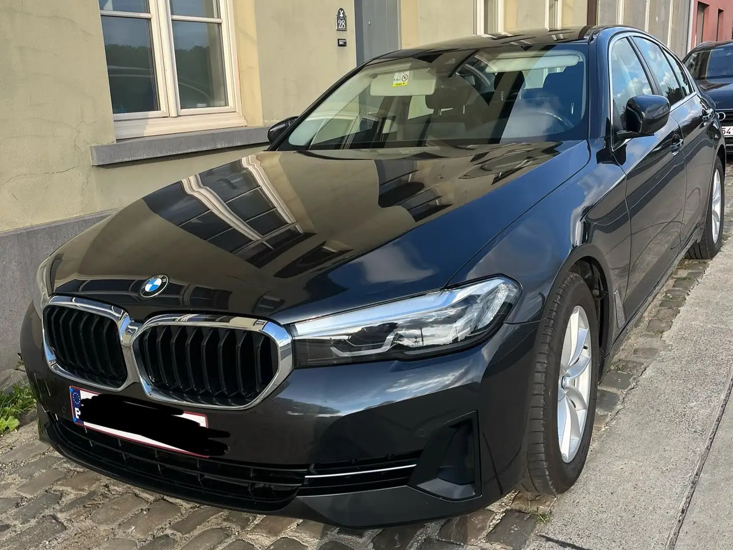 BMW 518 518d Aut. Zwart - 1
