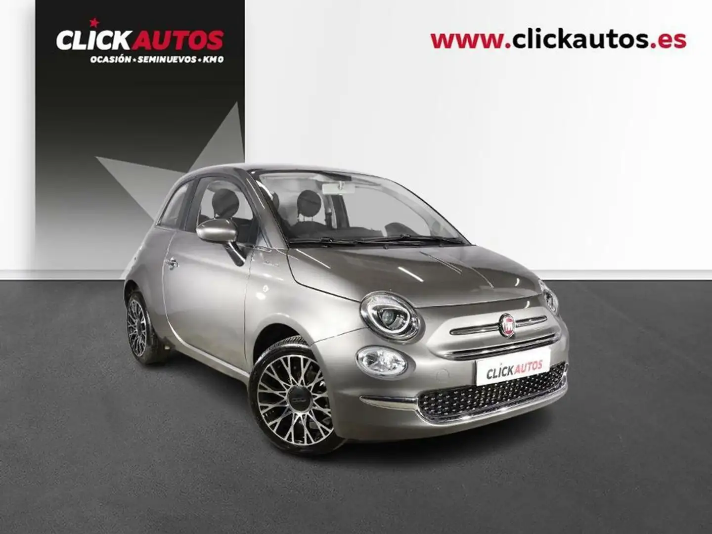 Fiat 500 1.0 Hybrid 70CV Dolcevita Gris - 2