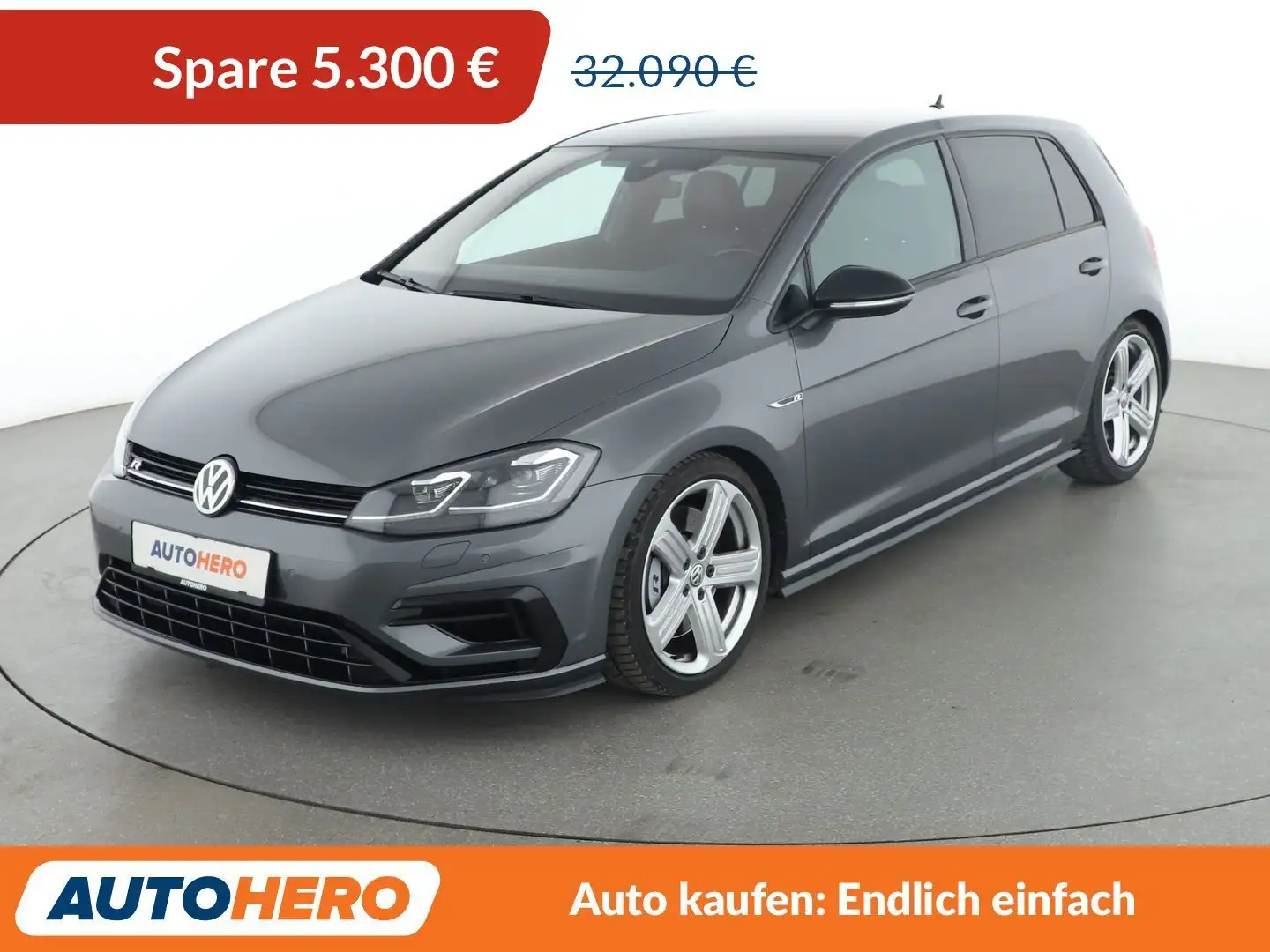Volkswagen Golf GTI 2.0 TSI R BlueMotion 4Motion Aut.*NAVI* Gris - 1
