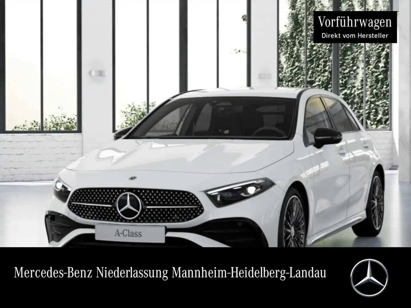 Mercedes-Benz A 200 AMG+NIGHT+AHK+MULTIBEAM+KAMERA+7G Blanco - 1