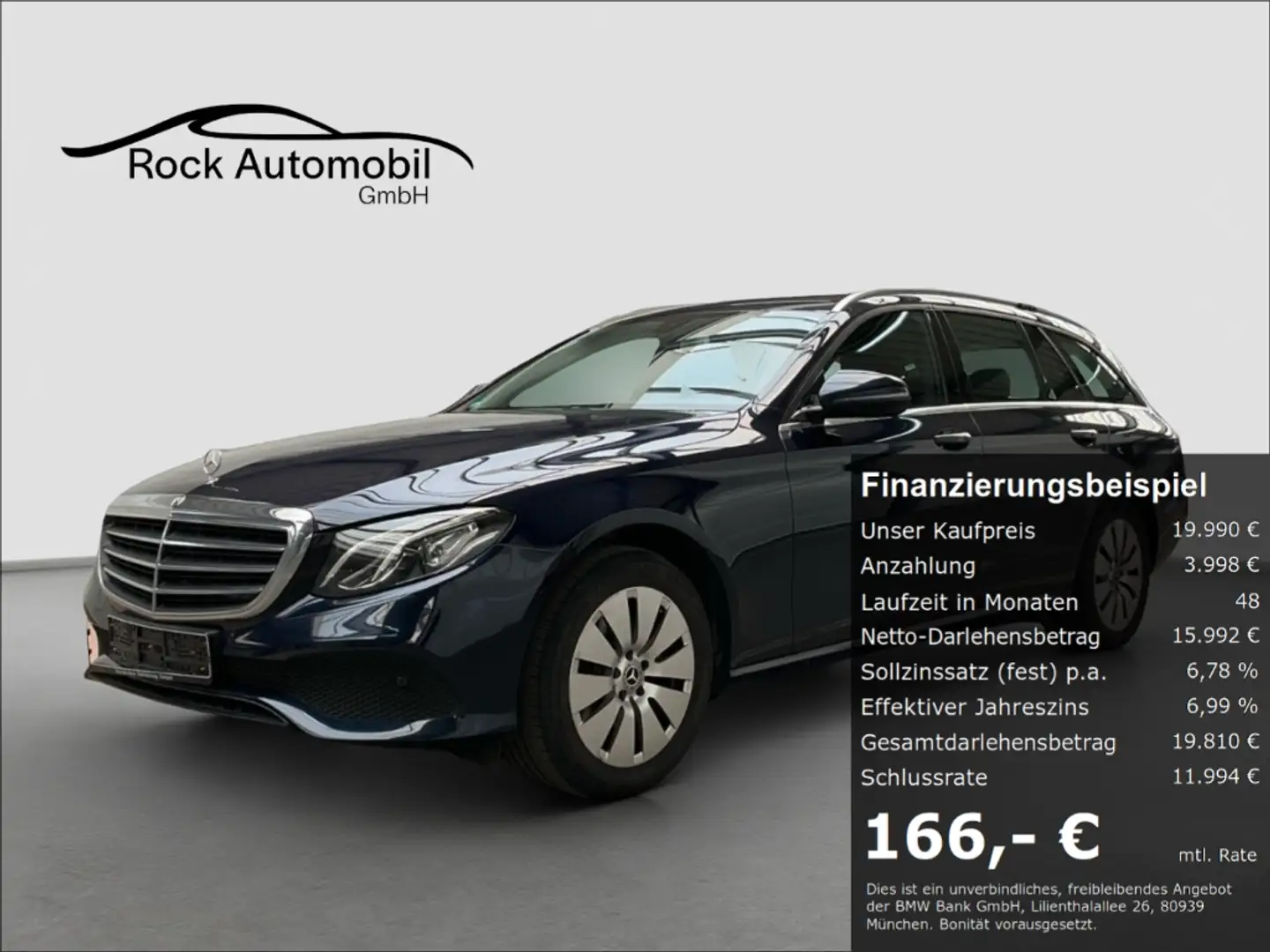 Mercedes-Benz E 220 d T LED 9G Taxi *Garantie* Bleu - 1