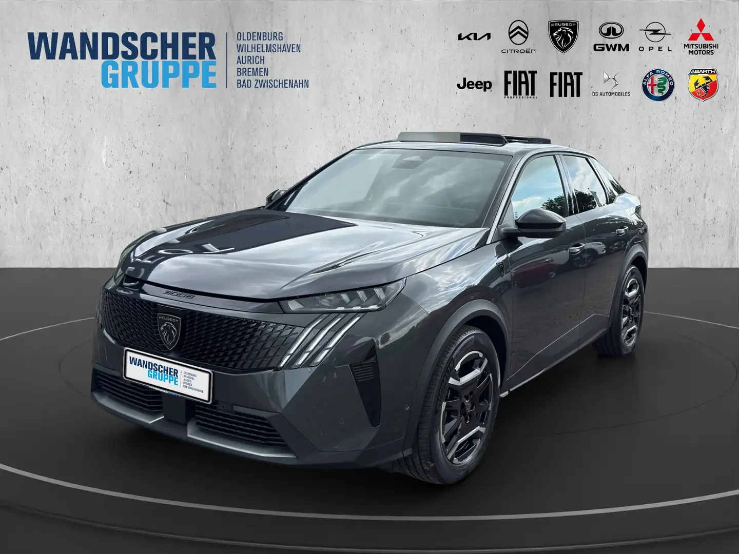 Peugeot 3008 1.6 195 GT Kam.+KeyLess+LED+Navi+SD+SHZ+ACC Gri - 1
