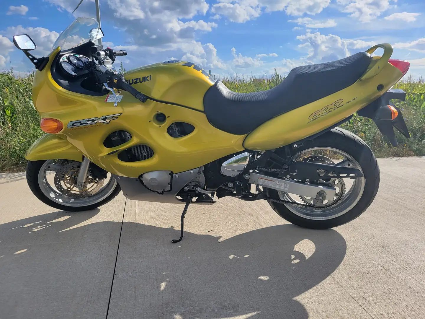 Suzuki GSX 600 F (25kw) Geel - 2