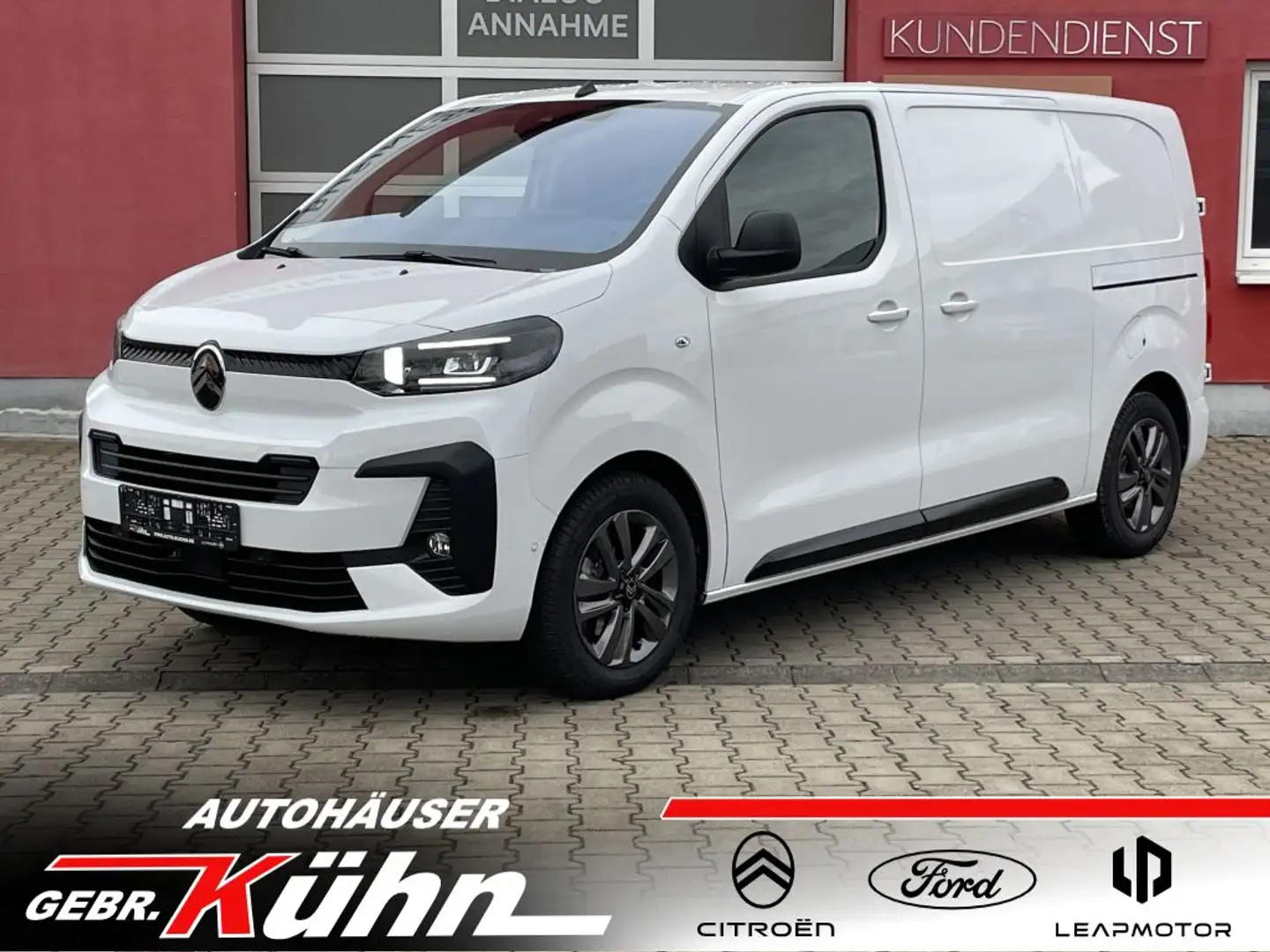 Citroen Jumpy Jumpy Standard BlueHDi 145 + 2x Schiebetür, AHK Weiß - 1