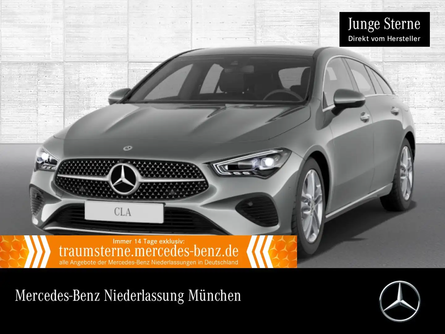 Mercedes-Benz CLA 200 d PROGRESSIVE+PANO+360°+MULTIBEAM+TOTW+8G Grau - 1