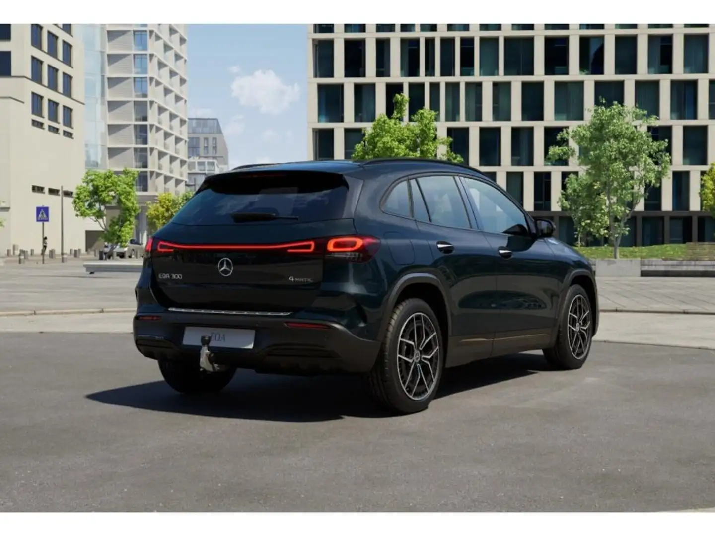 Mercedes-Benz EQA 300 4M AMG-Sport/Pano/Night/Distr/360/HUD/19 Schwarz - 2