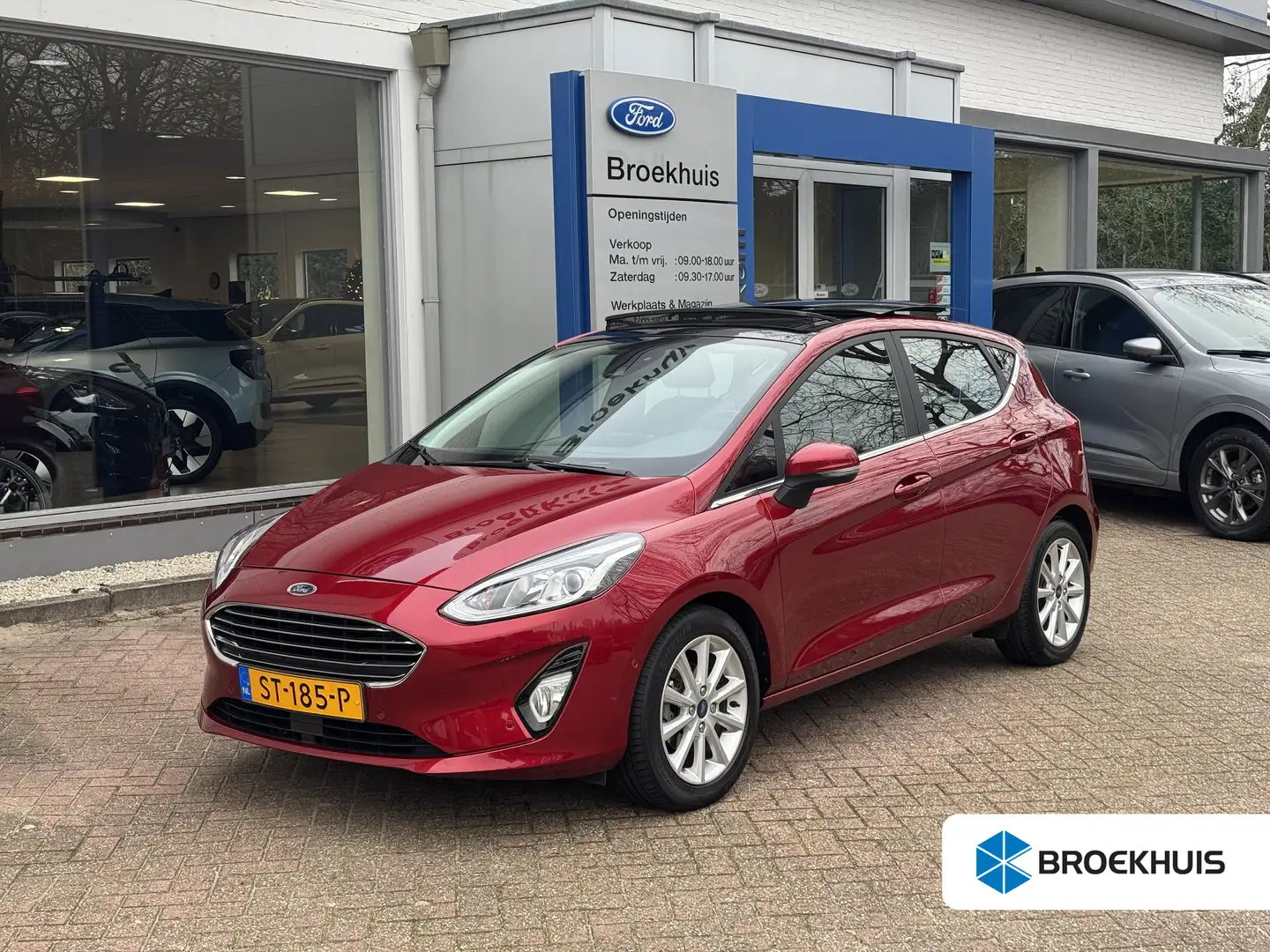 Ford Fiesta 1.0 EcoBoost Titanium 100pk | Pano | Adaptive Crui Rouge - 1