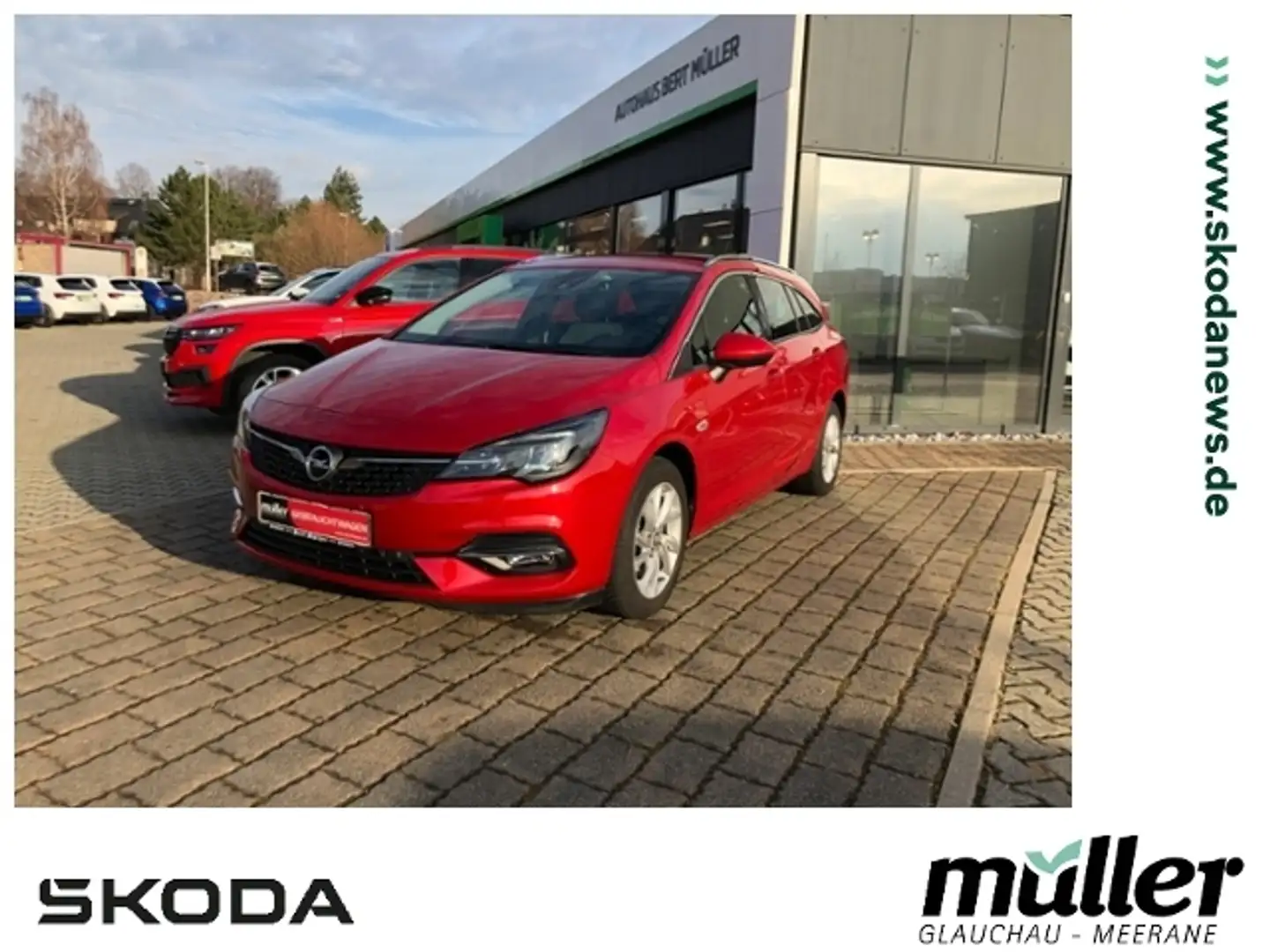Opel Astra K Sports Tourer Elegance Navi DAB SHZ PDC Kamera Czerwony - 1