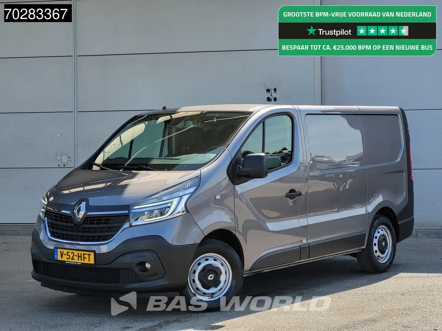 Renault Trafic 120pk L1H1 Trekhaak LED Airco Camera Parkeersensor Grijs - 1