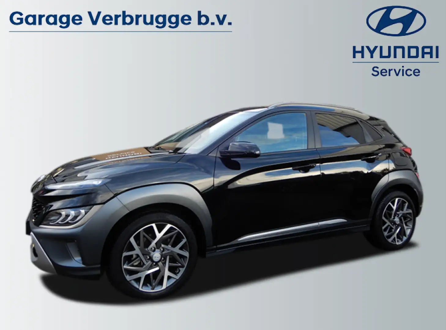 Hyundai KONA 1.6 GDI HEV Premium | Leder | Navigatie | Stoel ve Noir - 1
