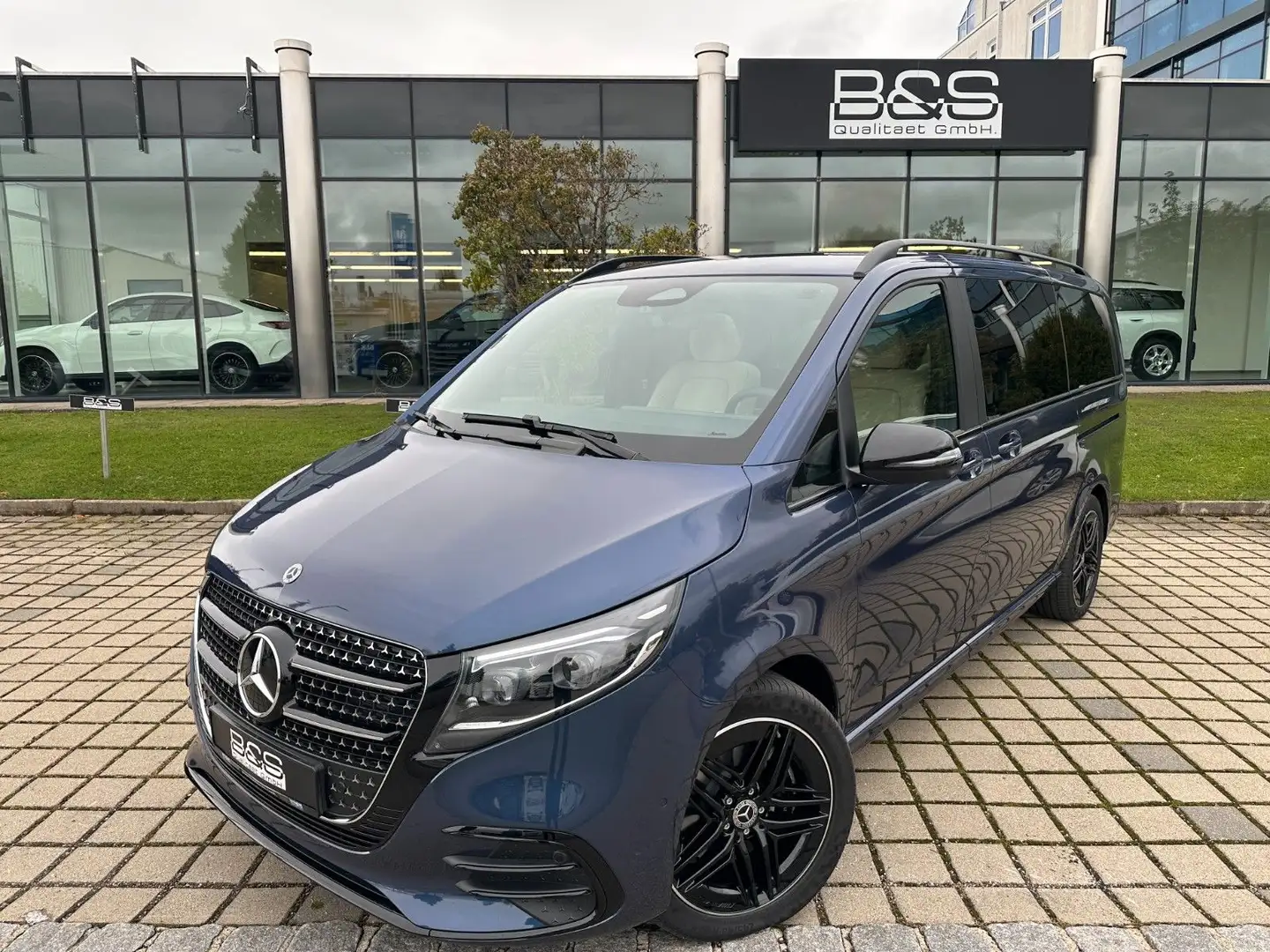 Mercedes-Benz V 300 V300d 4MATIC EXCLUSIVE lang DISTR,BURM,PANO,AHK. Azul - 2