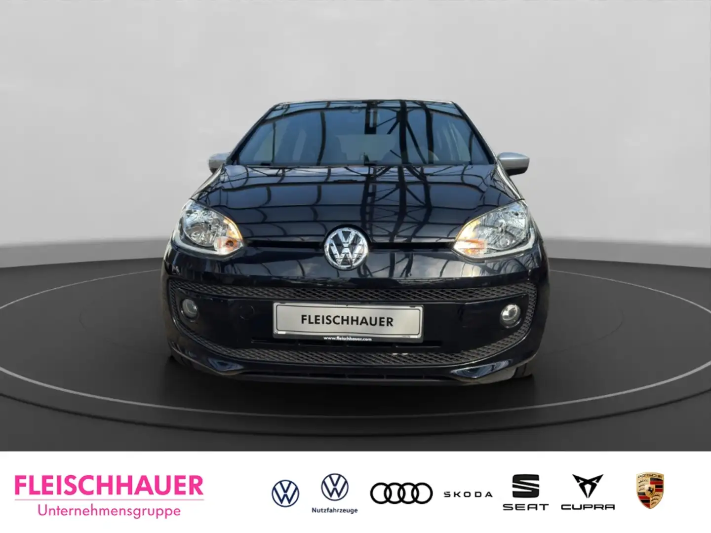 Volkswagen up! club 1.0 Automatik Pano Navi Soundsystem SHZ Temp Negro - 2