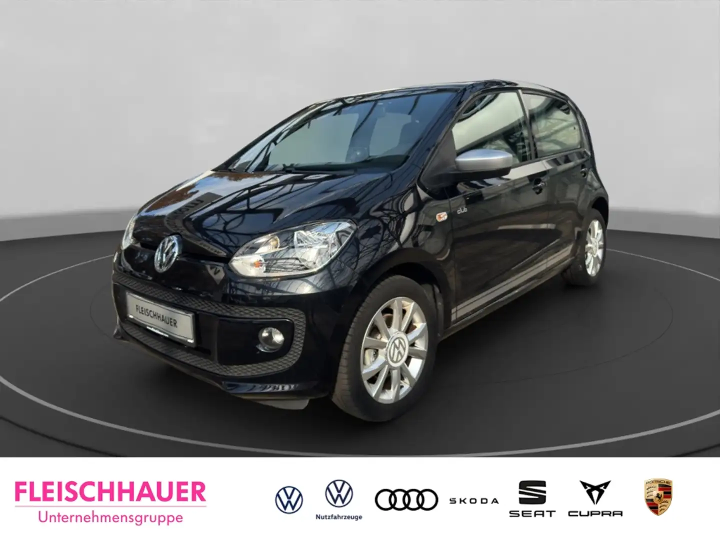 Volkswagen up! club 1.0 Automatik Pano Navi Soundsystem SHZ Temp Negro - 1