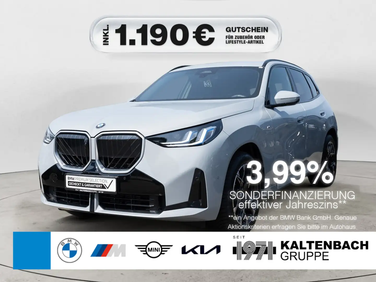 BMW X3 xDrive 20d M-Sport AHK 360° HUD ACC NAVI Gris - 1