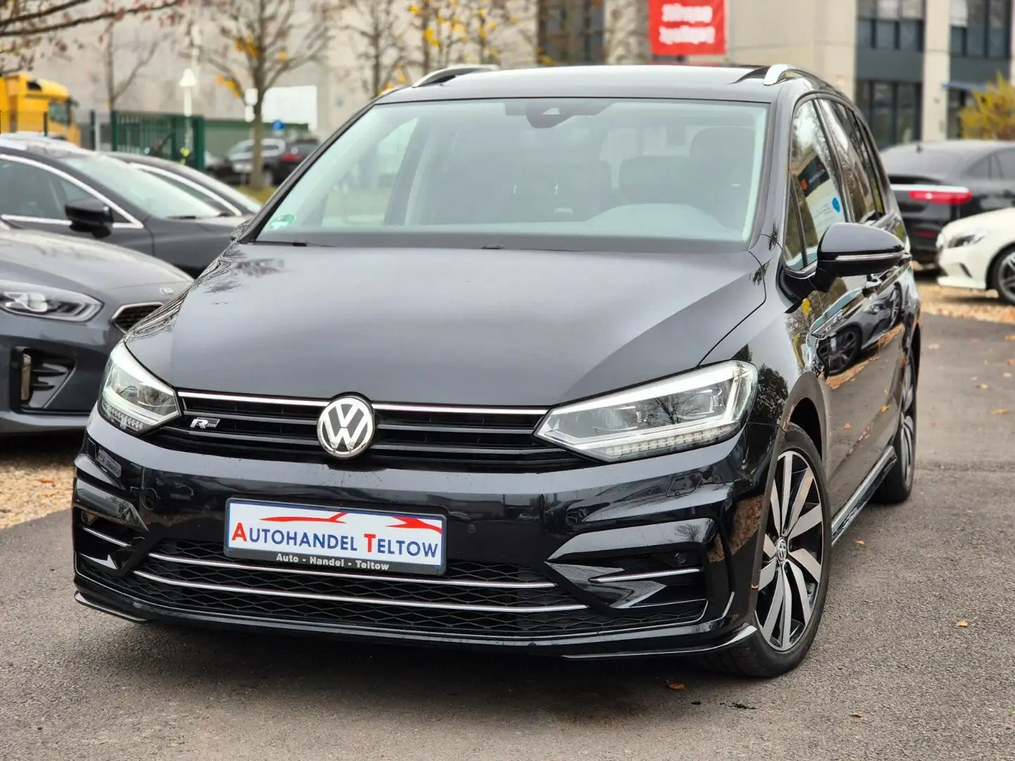 Volkswagen Touran 1.6 TDI DSG Join R Line 7-Sitzer/AHK/Pano Schwarz - 1