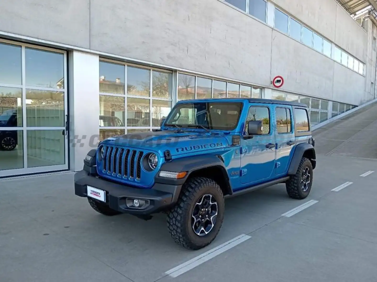 Jeep Wrangler IV Unlimited 4xe Unlimited 2.0 atx phev Rubicon 4 Bleu - 1