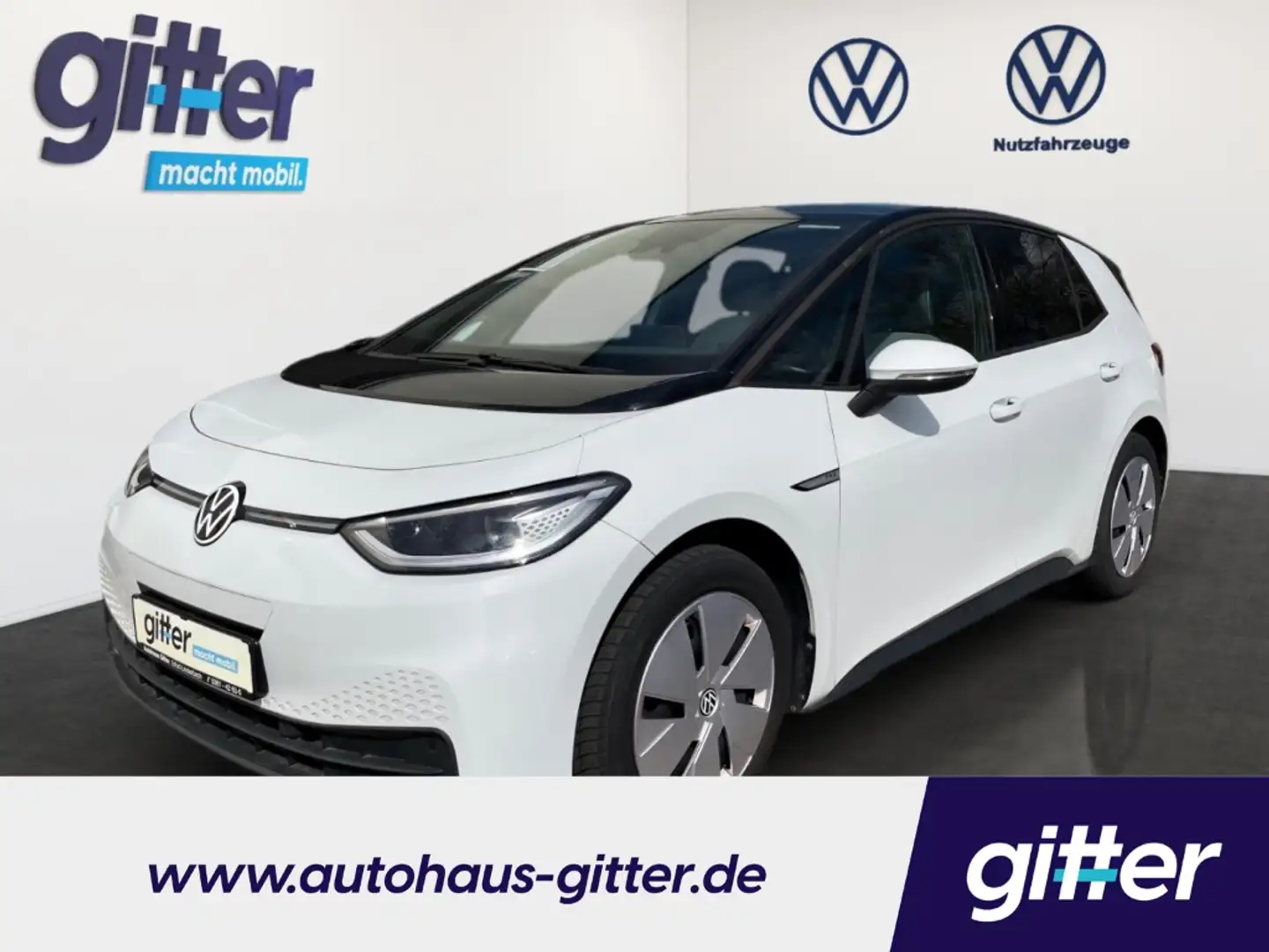 Volkswagen ID.3 PRO PERFORMANCE 150 KW BUSINESS MATRIX LED ACC CAR Weiß - 1