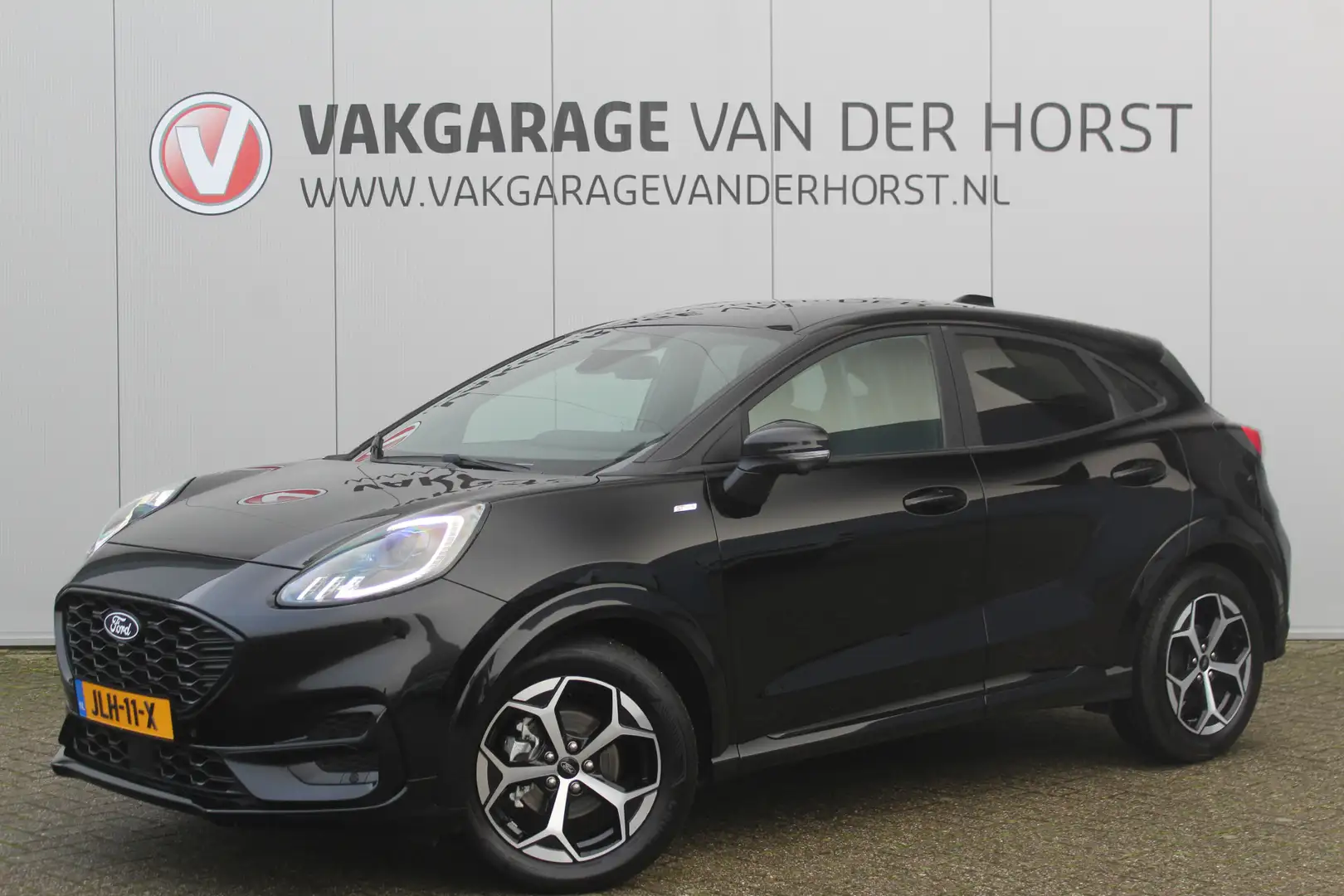 Ford Puma 1.0-125pk EcoBoost Mild-Hybrid ST-Line. Mooie luxe Zwart - 1
