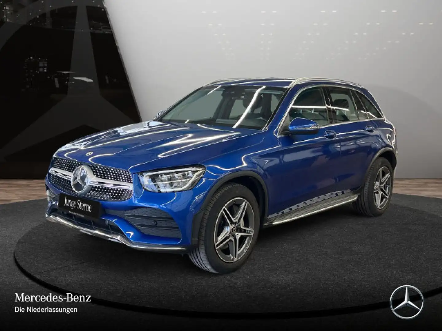 Mercedes-Benz GLC 220 d 4M AMG+AHK+LED+KAMERA+KEYLESS+9G Bleu - 2