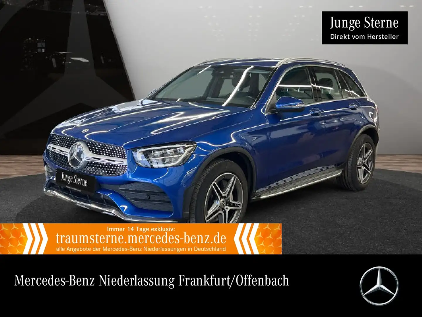 Mercedes-Benz GLC 220 d 4M AMG+AHK+LED+KAMERA+KEYLESS+9G Bleu - 1
