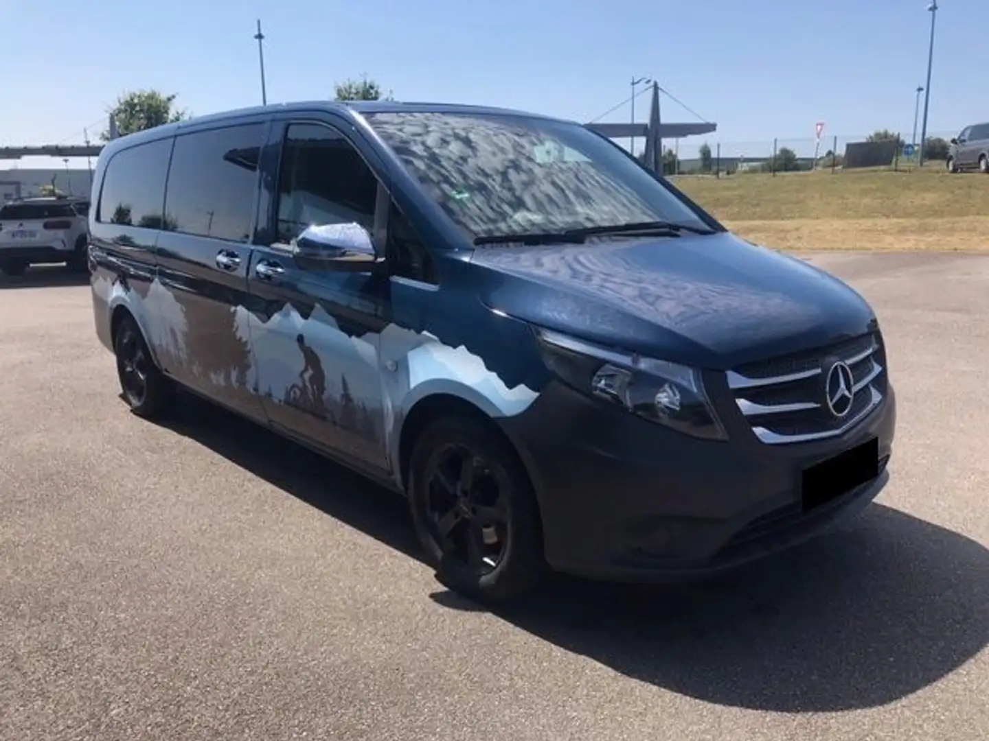 Mercedes-Benz Vito 116 CDI TOURER LONG PRO 8 PLACES Blau - 2