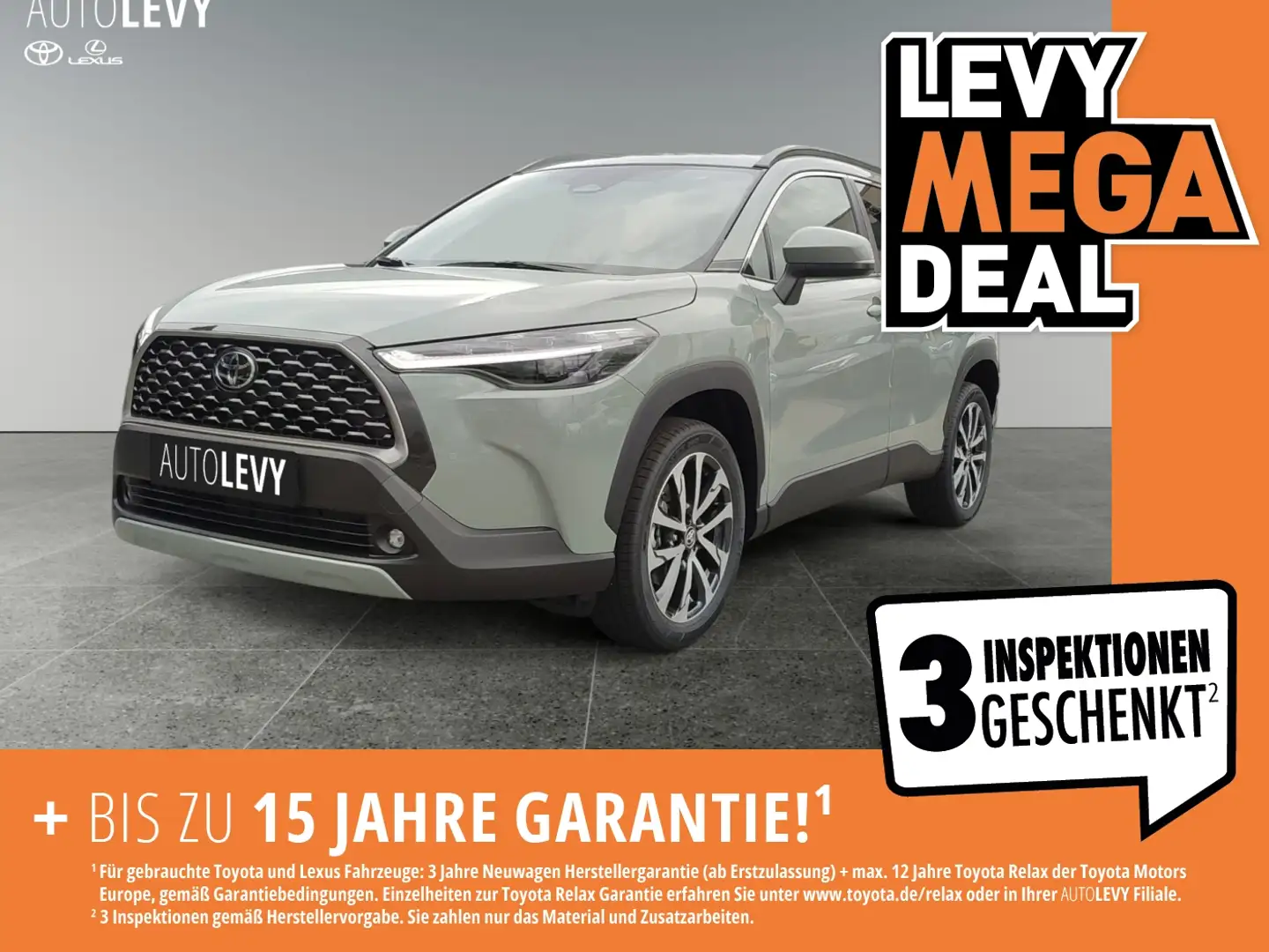 Toyota Corolla Cross Style 1.8 Hybrid *NAVI*Carplay* Grün - 1