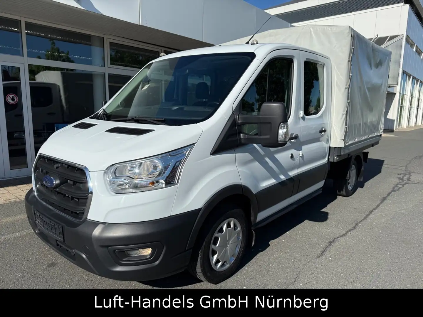 Ford Transit Pritsche 310 L2 Doppelkabine Klima 7Sitz Weiß - 1