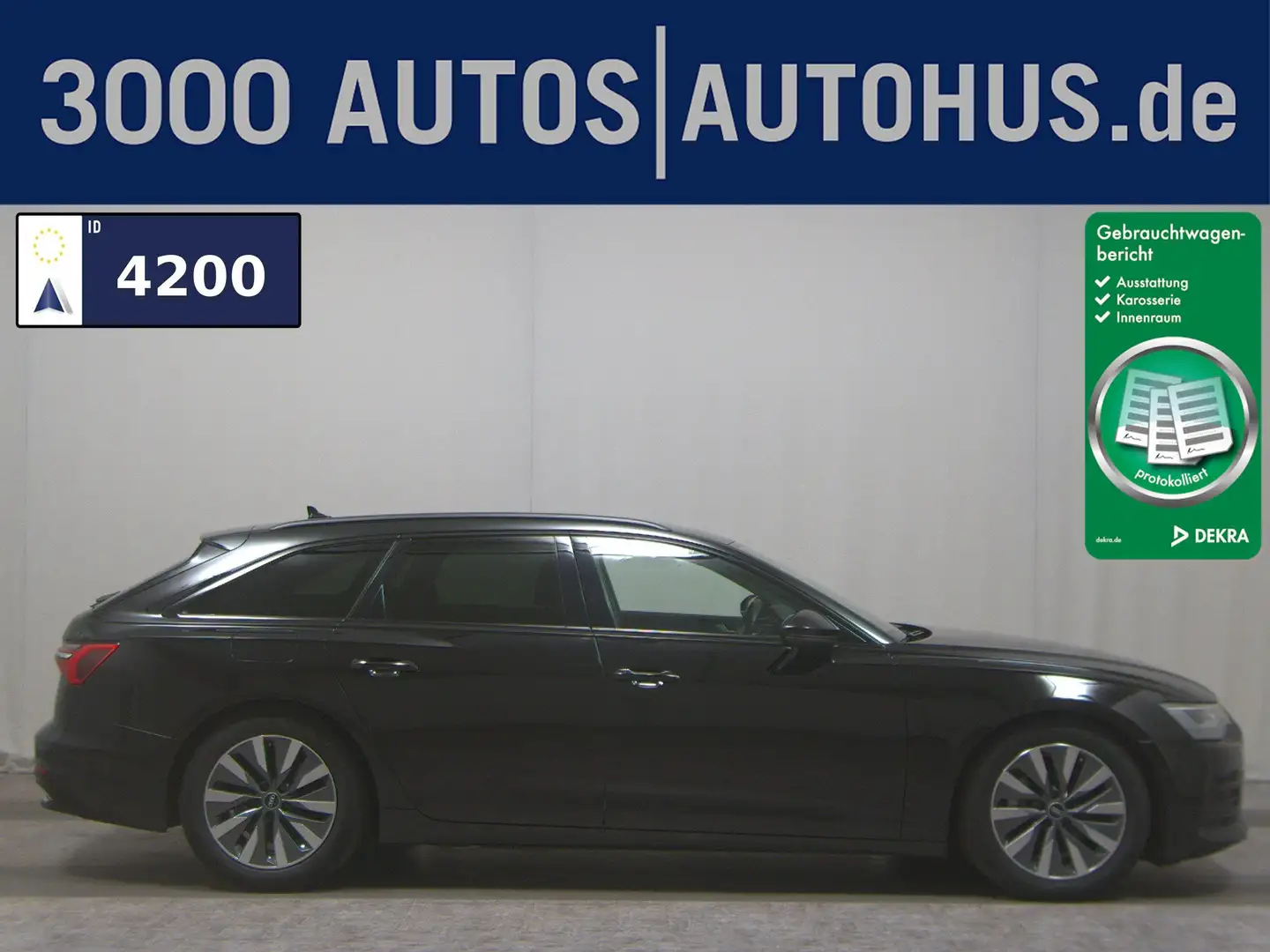 Audi A6 Avant 45 TDI Qu. Navi+ vc B&O LED AHK ACC Noir - 1