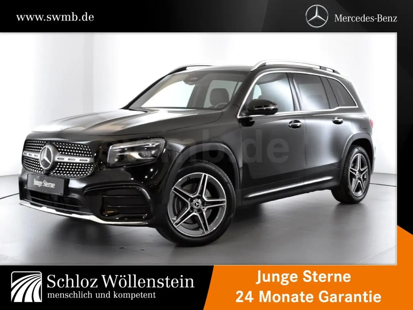 Mercedes-Benz GLB 200 d AMG/MULTIBEAM/AHK/DISTRONIC/Keyless/EDW Schwarz - 1