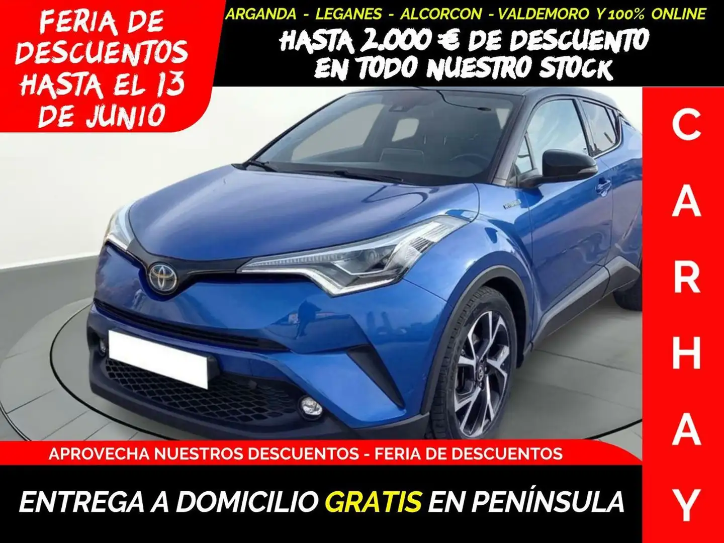 Toyota C-HR 1.8 125H Advance Azul - 1