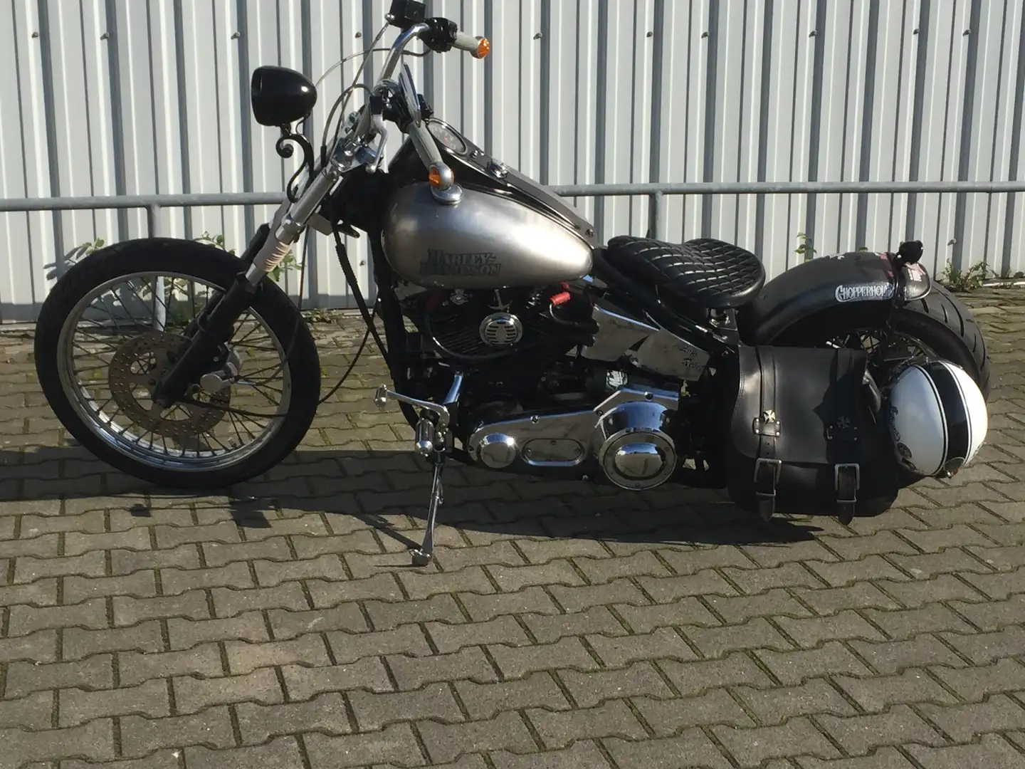 Harley-Davidson Softail Plateado - 2
